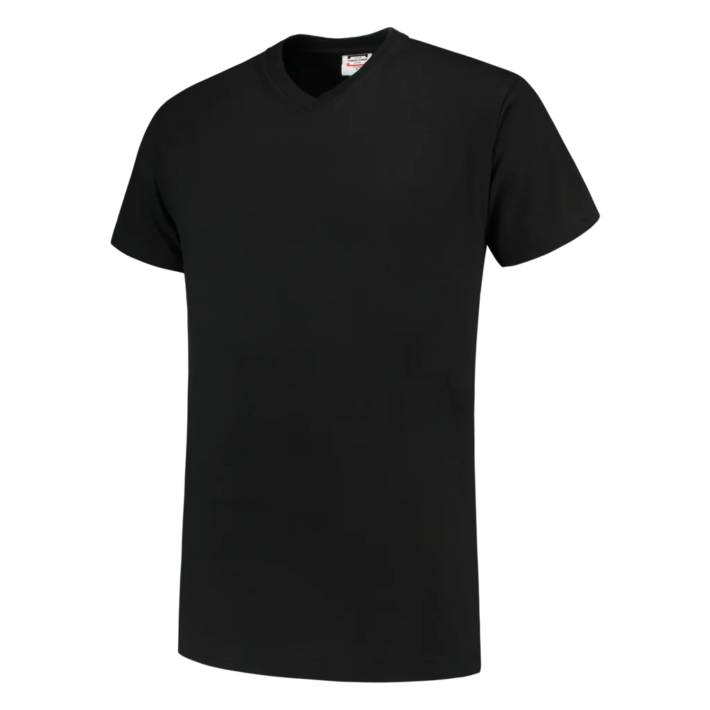 Tricorp 101007 T-shirt V Hals Zwart