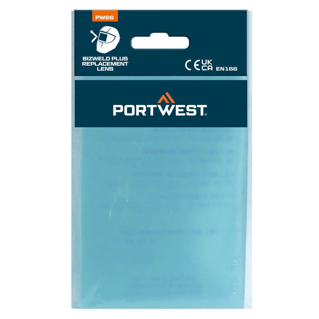 PORTWEST PW66 Bizweld Plus Vervang Lens Helder