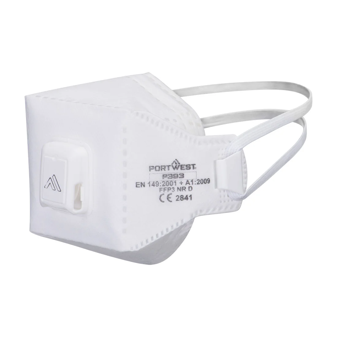 PORTWEST P393 EAGLE PRO FFP3 Dolomite Gevouwen Masker (pk 10) Wit