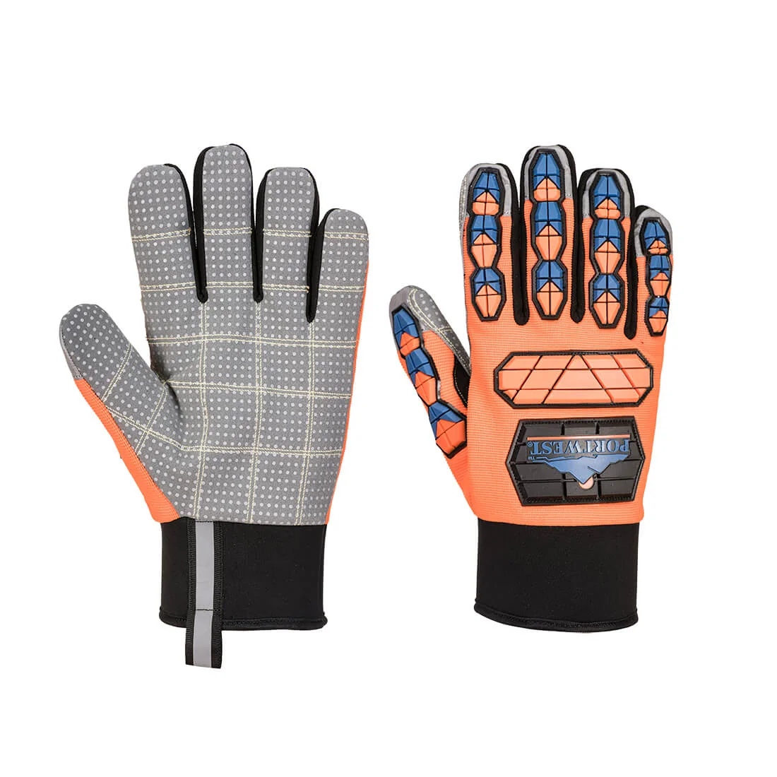 PORTWEST A726 Aqua-Seal Pro Handschoen Oranje/blauw