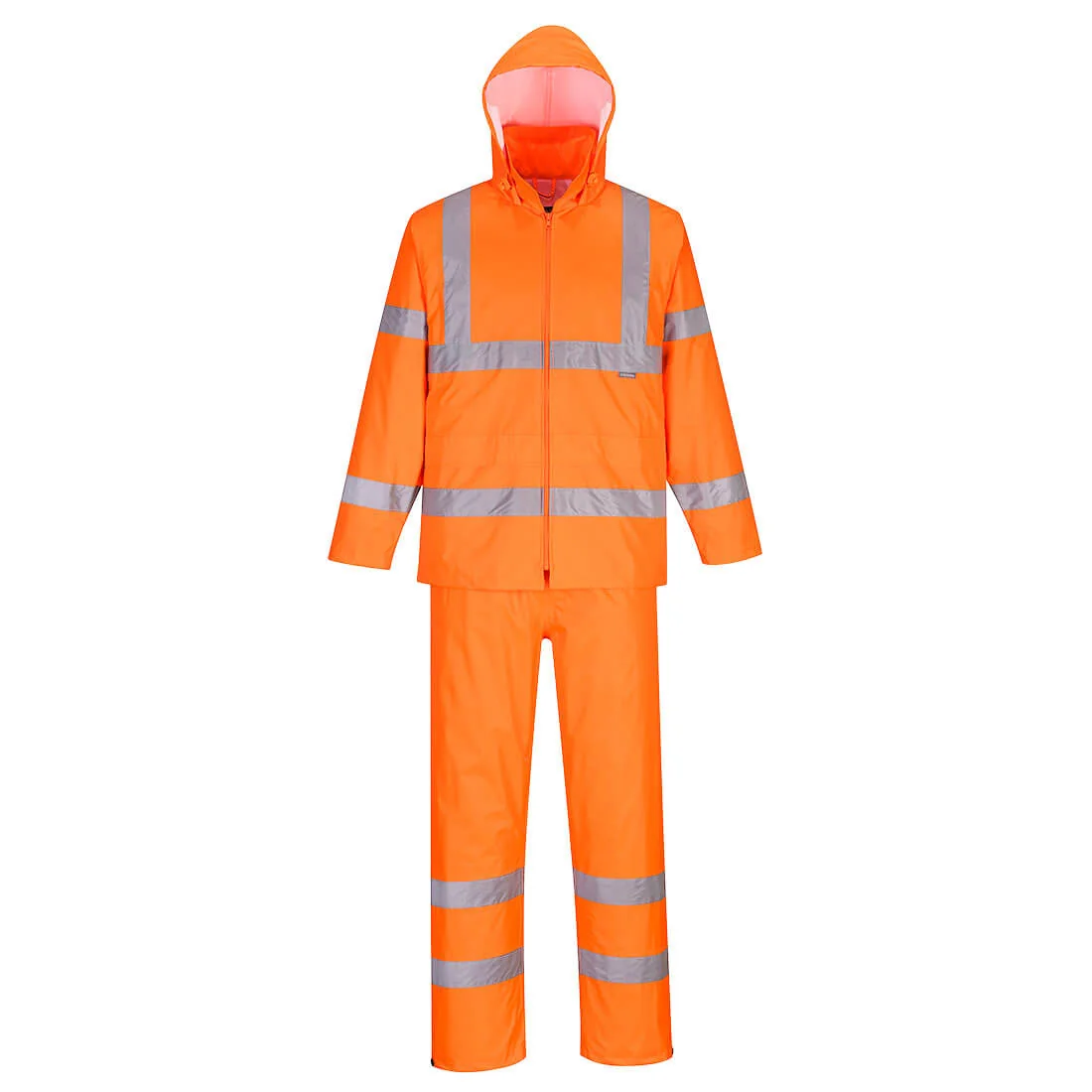 PORTWEST H448 Hi-Vis Regenpak Oranje