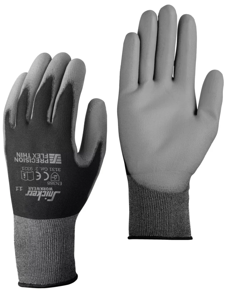 Snickers Workwear 9321 Zwart/Rotsgrijs aanzicht 1
