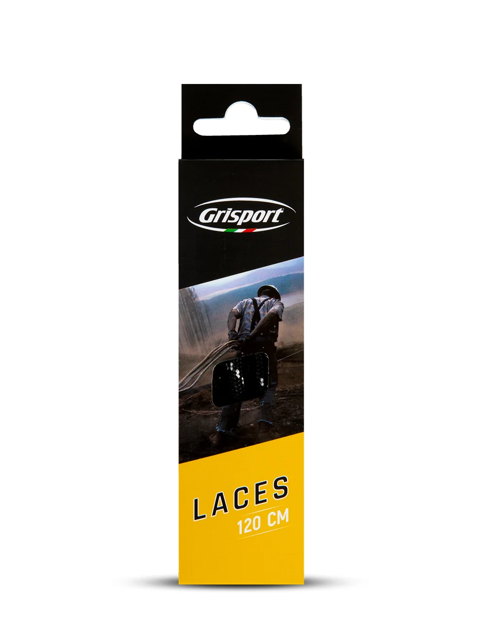 Grisport Veters 26 120cm Zwart/Grijs