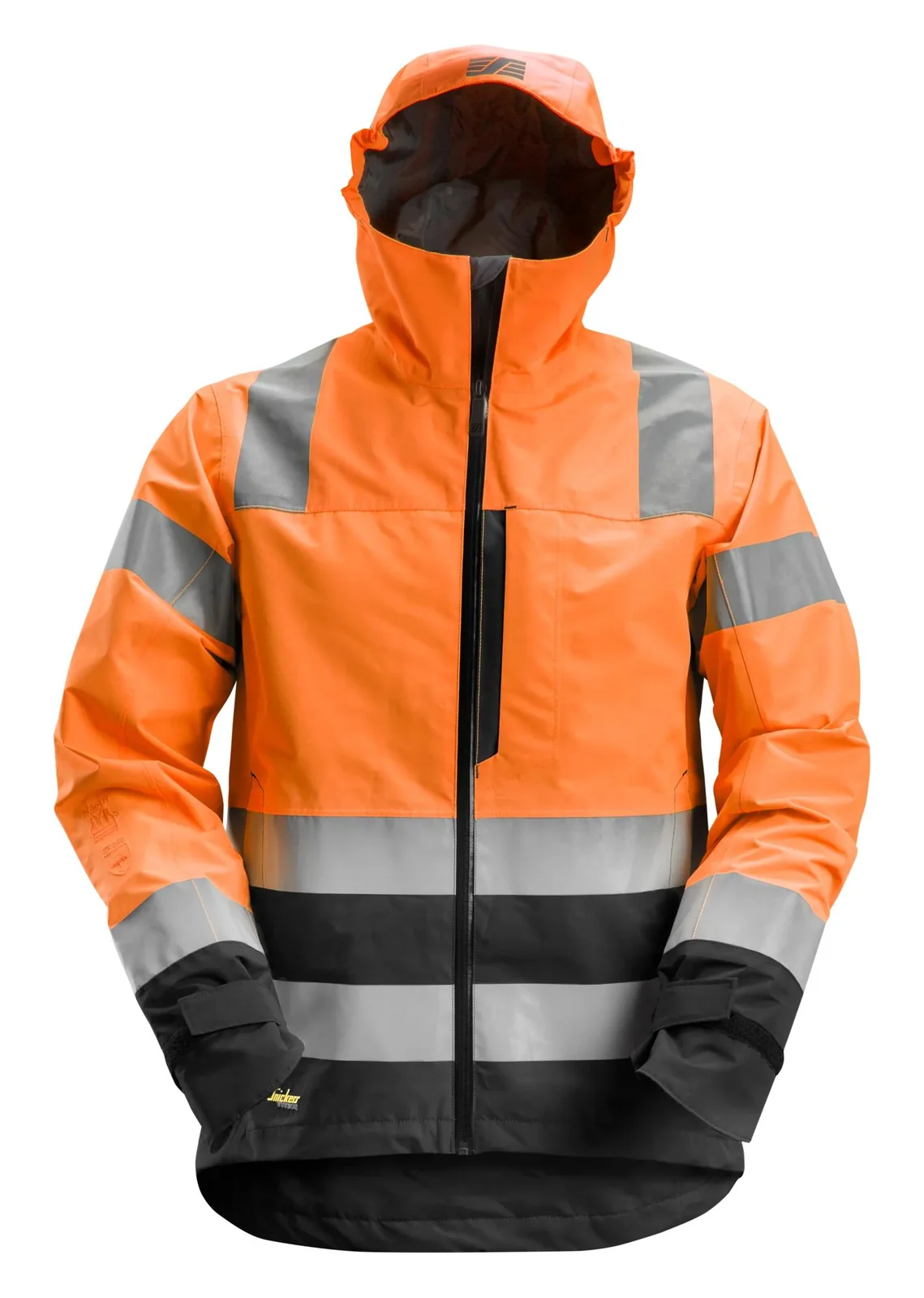 Snickers Workwear 1330 Oranje/Zwart aanzicht 1