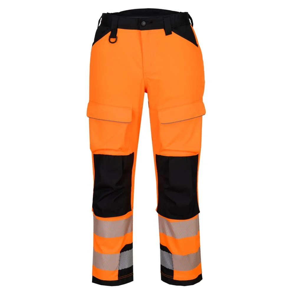 PORTWEST T142 PW3 Hi-Vis Harnas broek Oranje/zwart