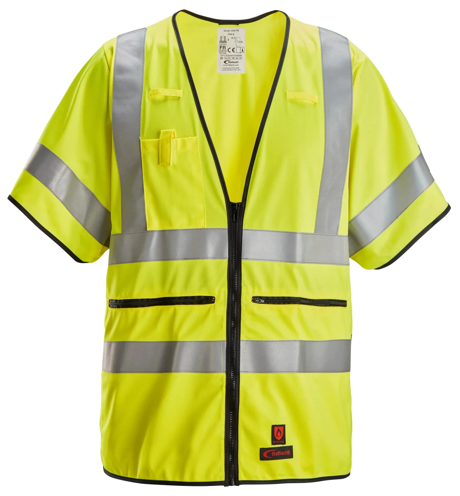 Snickers Workwear 4361 Geel aanzicht 1