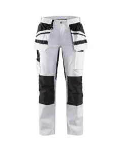 79101000 Dames Schildersbroek met stretch en gereedschapszakken aanzicht 1
