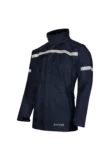 Belarto Vlamvertragende, antistatische softshell jas, afritsbare mouwen aanzicht 2