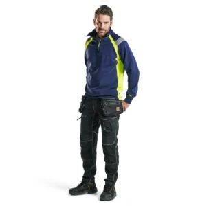 34321158 Sweatshirt met halve rits Visible aanzicht 2