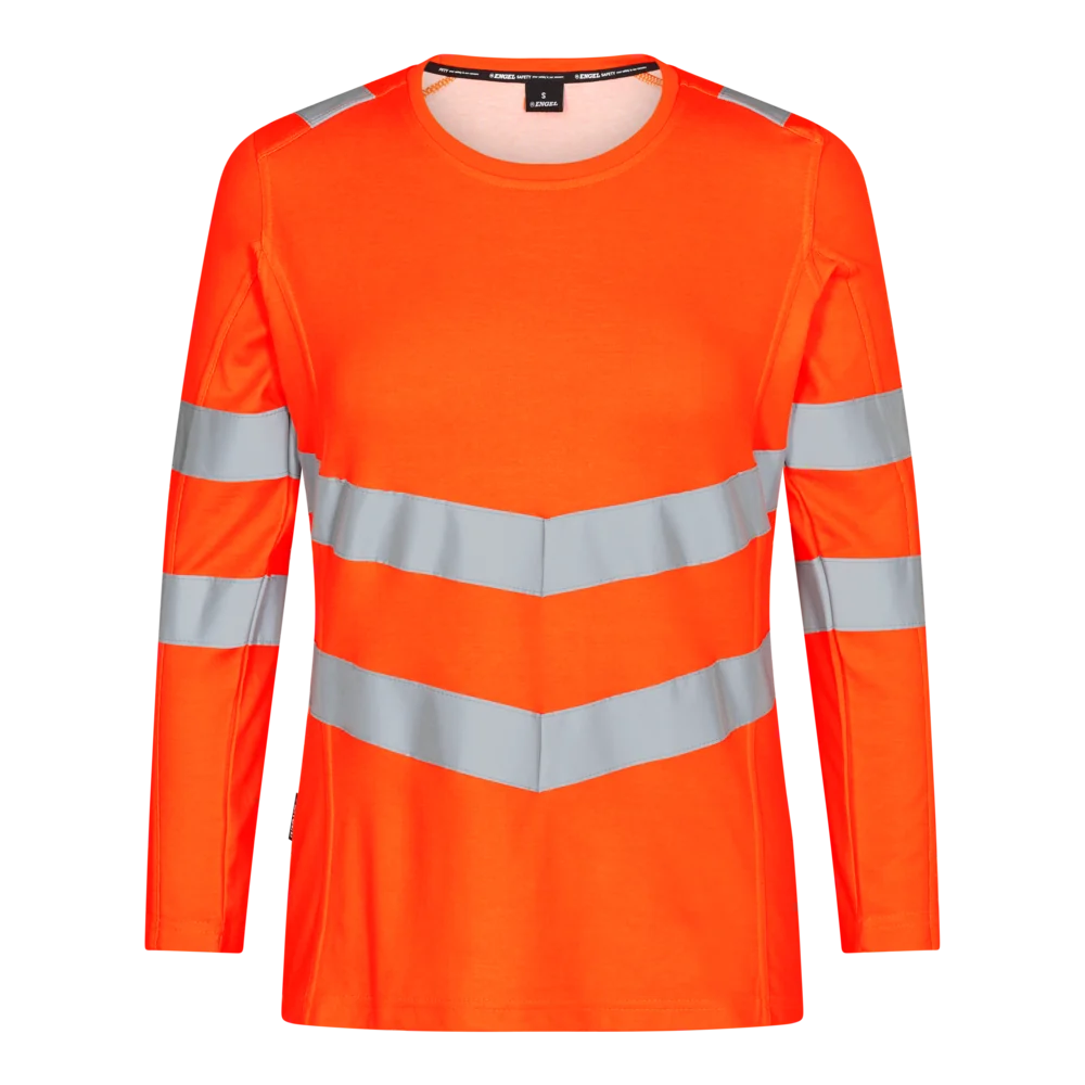 SAFETY T-shirt met lange mouwen voor dames Hi-vis Orange