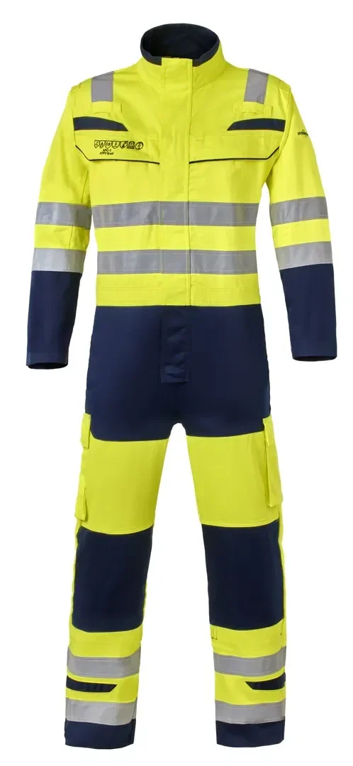 Hydrowear Multinorm Overal Mumbai Fluor Geel - Marine