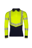 Ardva High-vis poloshirt, lange mouwen, ARC bescherming aanzicht 1