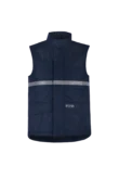Burvik Vlamvertragende, antistatische bodywarmer aanzicht 1