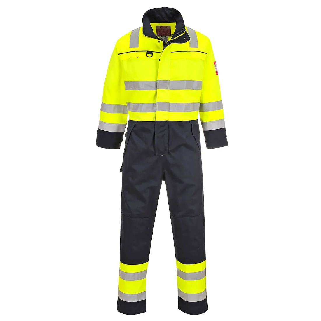 PORTWEST FR60 Hi-Vis Multi-Norm Overall Geel/marine