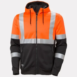 Helly Hansen Addvis reflecterende hoodie met rits klasse 1 79259 Oranje/Zwart