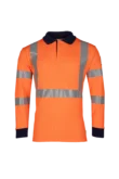Lerby High-vis poloshirt, lange mouwen, ARC bescherming aanzicht 1