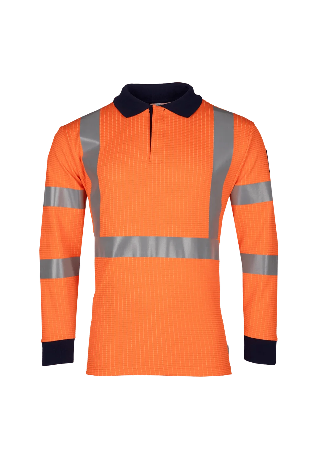 Sioen Lerby High-vis poloshirt, lange mouwen, ARC bescherming Fluo-oranje
