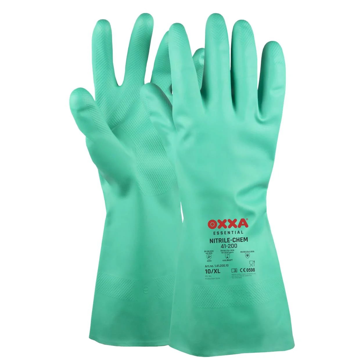 OXXA Nitrile-Chem 41-200 handschoen Groen