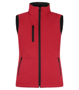 020959 Padded Softshell Vest Bodywarmer Regular Fit Dames aanzicht 1