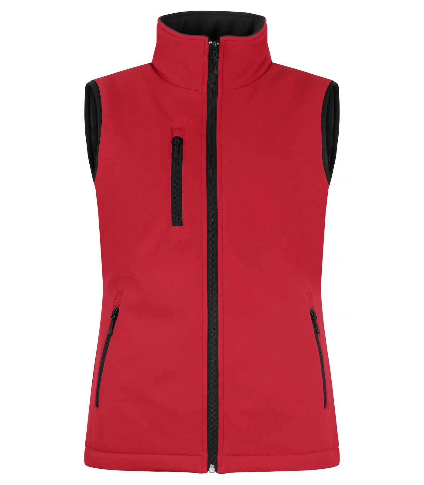 Clique 020959 Padded Softshell Vest Bodywarmer Regular Fit Dames Rood