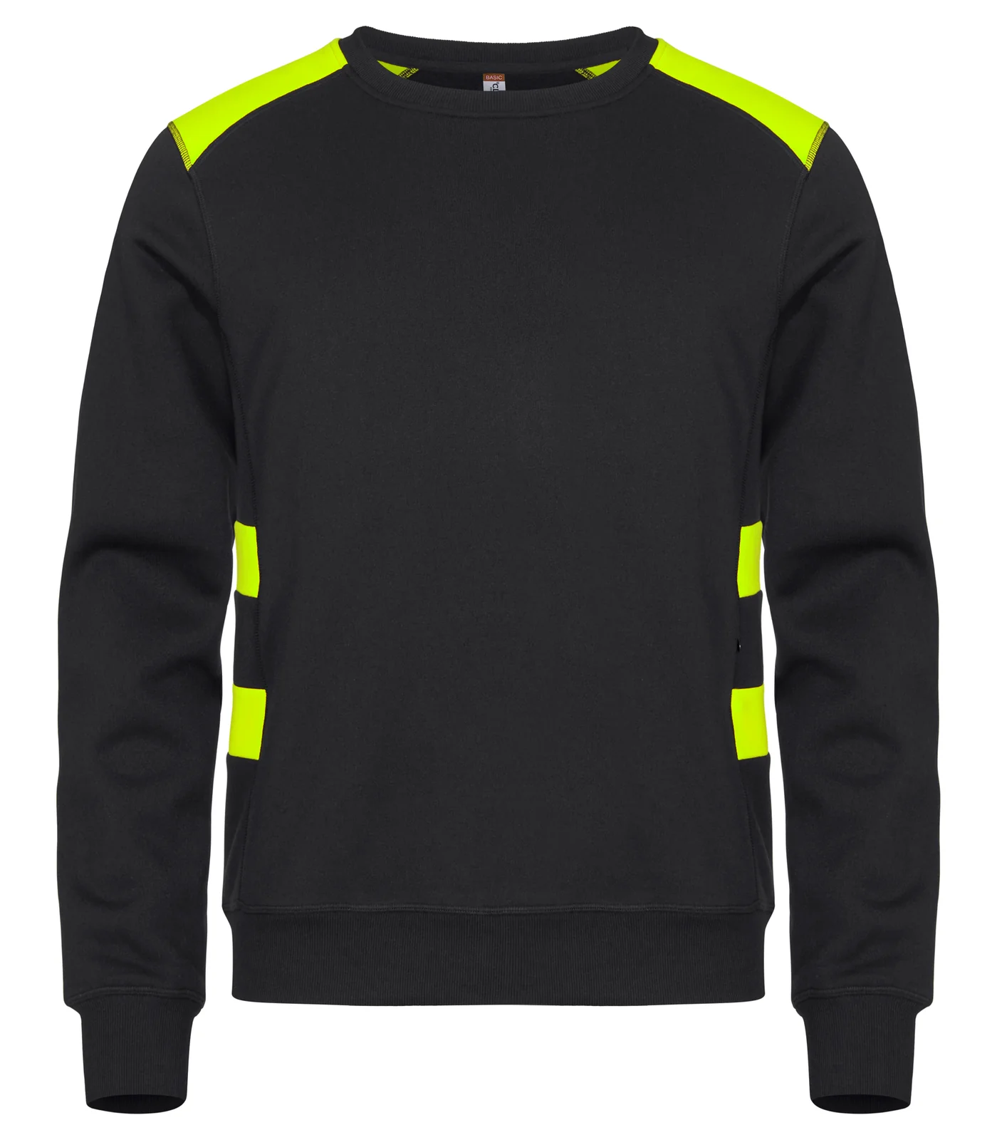 Clique Ambition Roundneck Signaalgeel