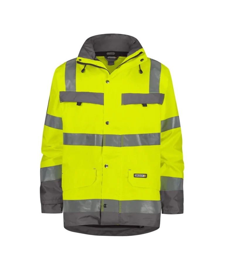 DASSY 300346 Fluogeel/Cementgrijs aanzicht 1