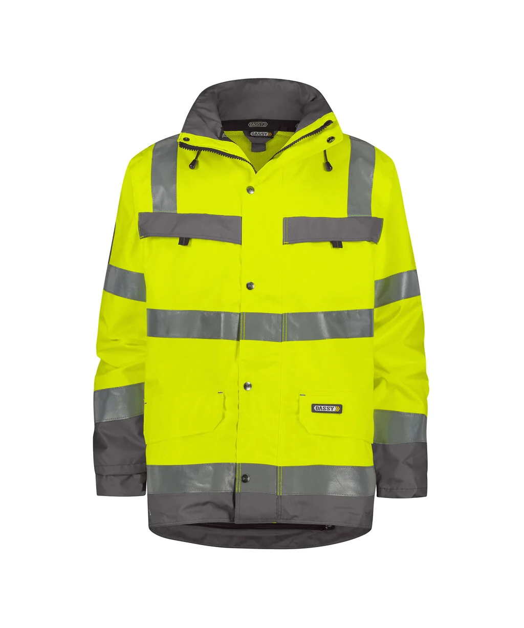DASSY 300346 Fluogeel/Cementgrijs aanzicht 1