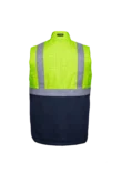 Bravone Vlamvertragende, antistatische high-vis bodywarmer aanzicht 3