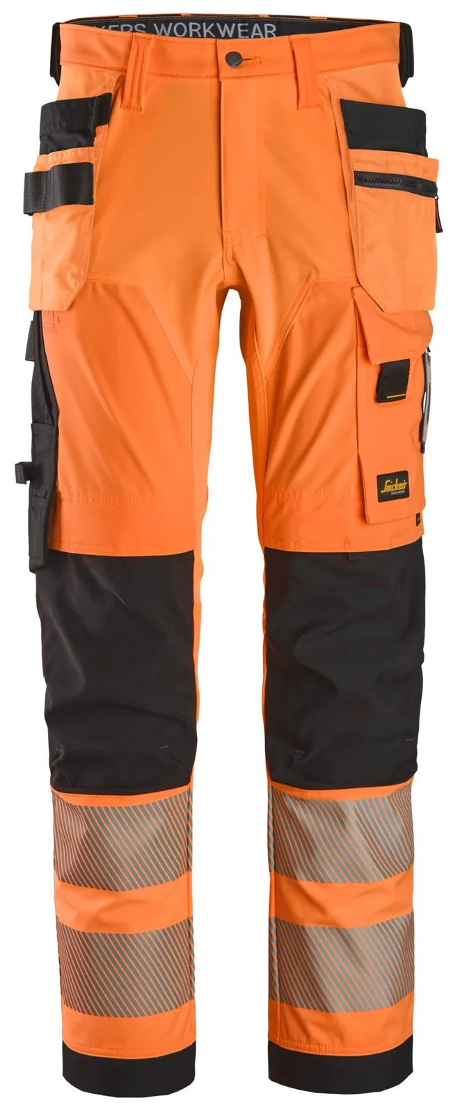 Snickers Workwear 6232 Oranje/Zwart aanzicht 1