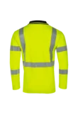 Elgin High-vis poloshirt, lange mouwen, ARC bescherming aanzicht 3