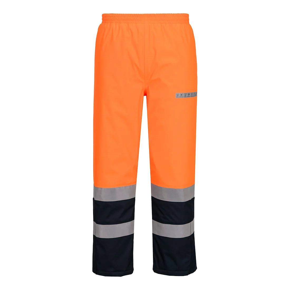 PORTWEST FR434 Bizflame Rain+ Hi-Vis Multi-Norm Contrast FR Winterbroek Oranje/marine