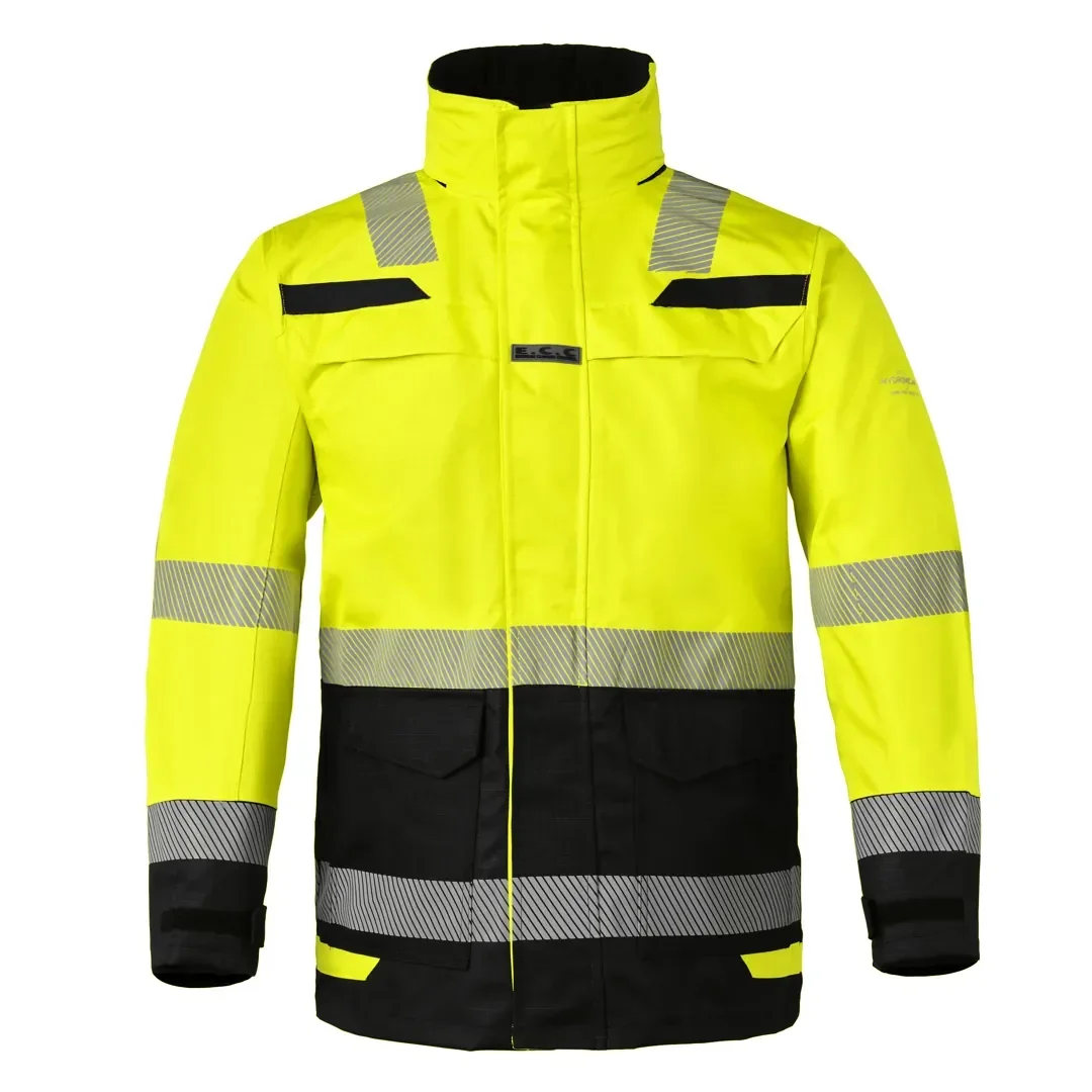 Hydrowear EN 20471 Parka Uddel Fluor Geel - Zwart