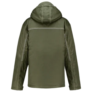 402007 Midi Parka Canvas aanzicht 3