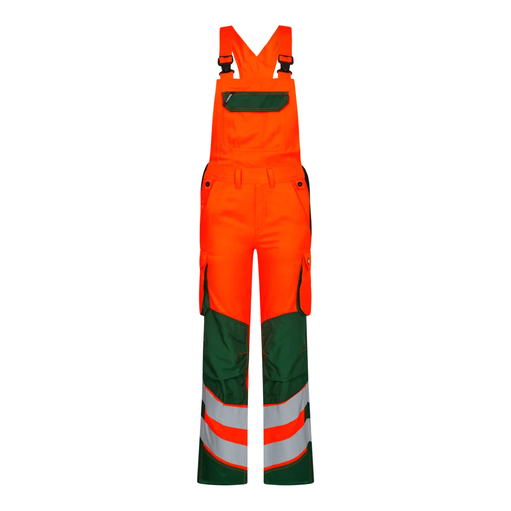 SAFETY Light Amerikaanse overall voor dames Oranje/Groen