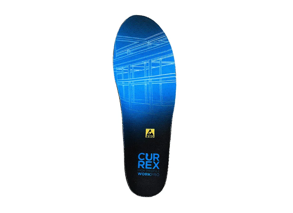 ELTEN hele inlegzool CURREX WORK High Zwart/Blauw