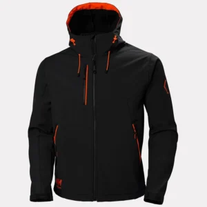 Helly Hansen Chelsea Evolution softshelljas met capuchon 74140 Zwart
