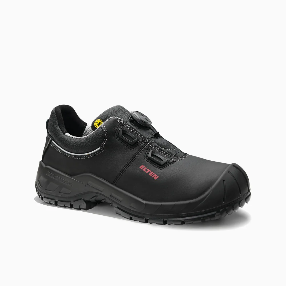 ELTEN veiligheidsschoen laag LAURENZO BOA® Low ESD Zwart