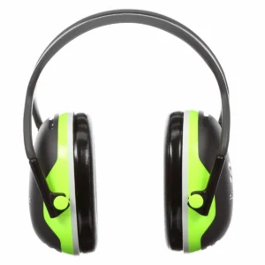 3M PELTOR X4A gehoorkap hi-viz groen/zwart