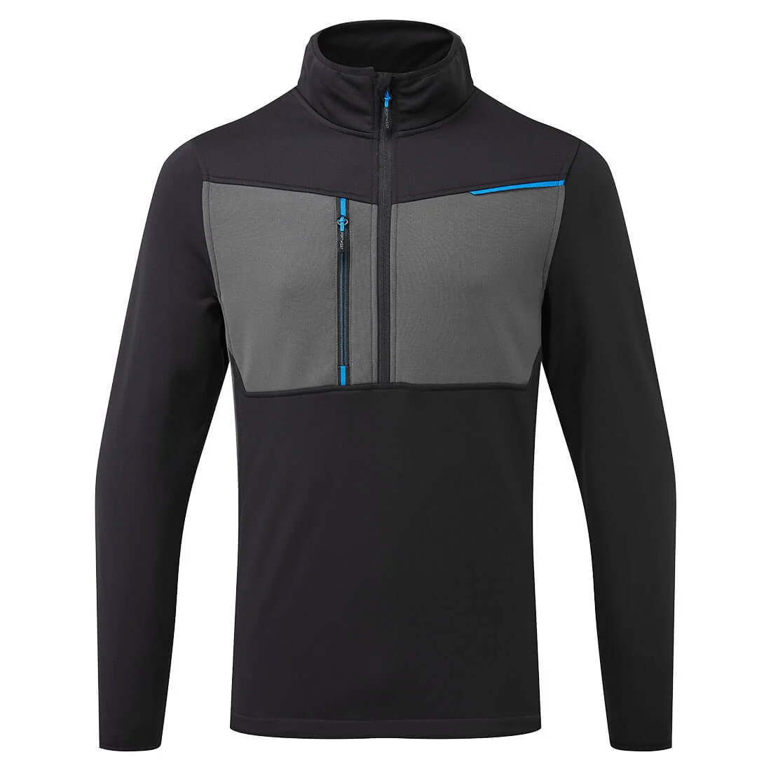 PORTWEST T755 WX3 Tech Fleece met halve rits Zwart