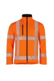 Anloo ECO high-vis softshell jas, stretch aanzicht 1
