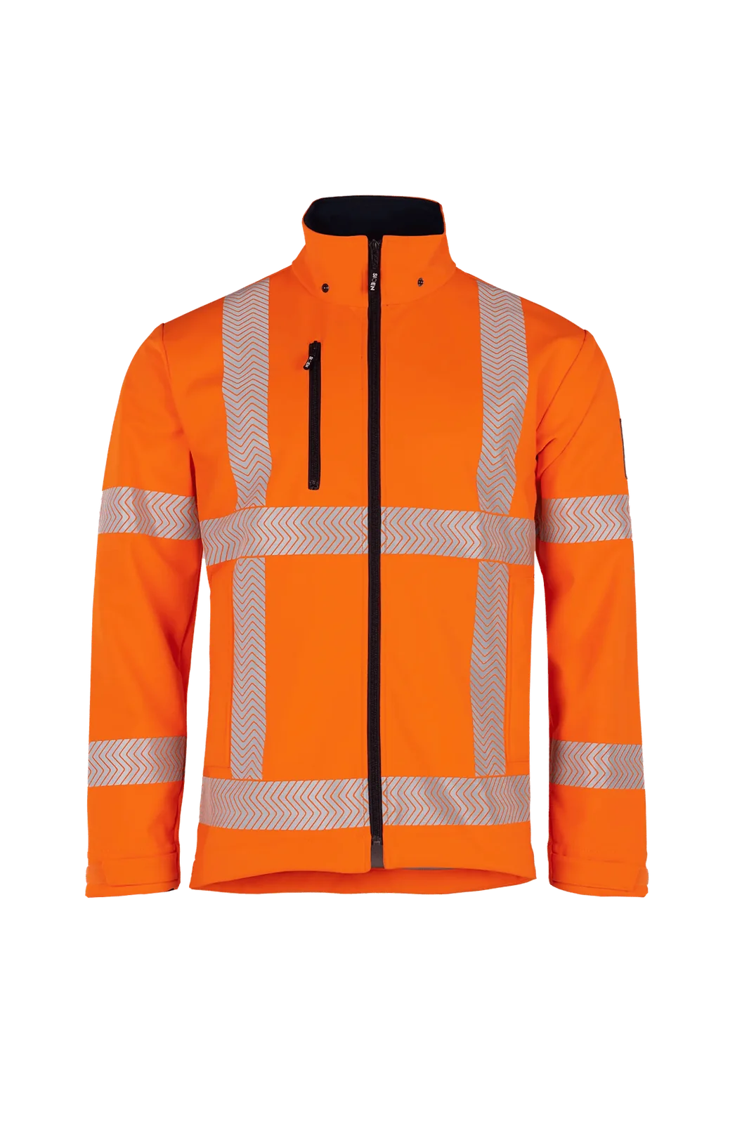 Sioen Anloo ECO high-vis softshell jas, stretch Fluo-oranje