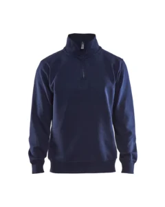 33651048 Sweatshirt Jersey met halve rits aanzicht 1