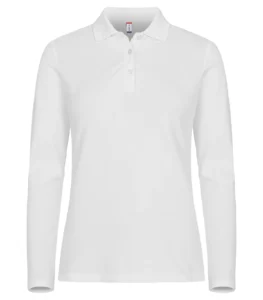 Stretch Premium Polo Women L/S aanzicht 1