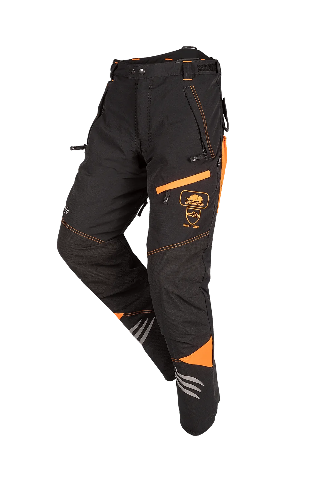 SIP Protection Ninja 1SPOA2PTH Zaagbroek Zwart/Fluo oranje