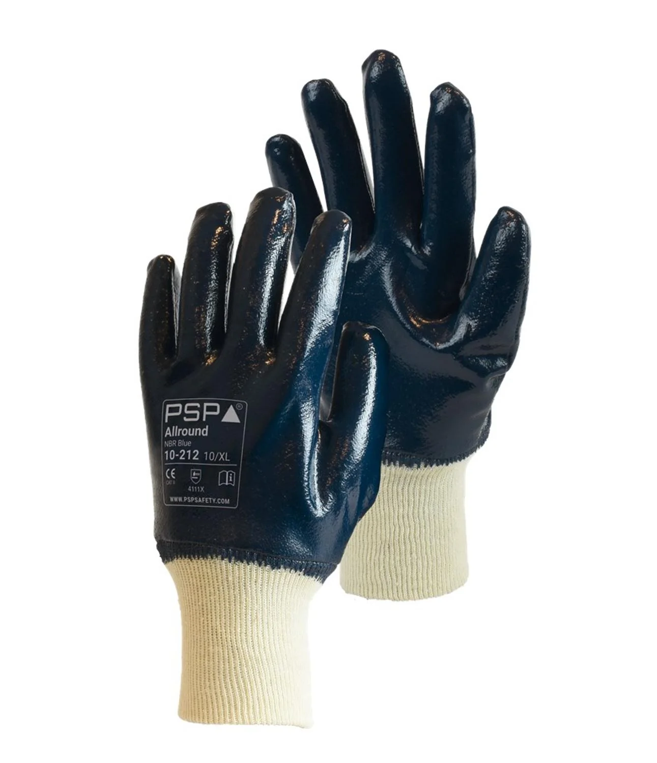 PSP 10-212 Allround NBR Werkhandschoen Beige/Blauw
