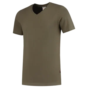 101005 T-shirt V Hals Fitted aanzicht 1