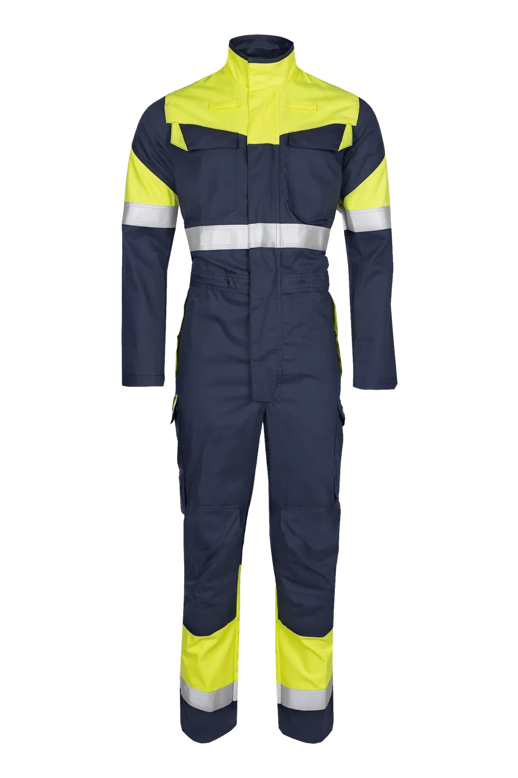 Sioen Nereus ECO overall, ARC bescherming Marineblauw/Fluogeel