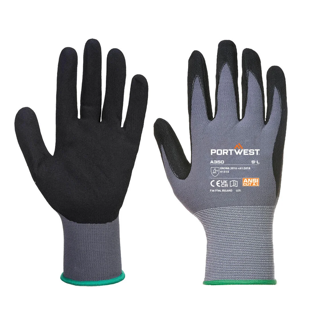 PORTWEST A350 DermiFlex Handschoen Zwart