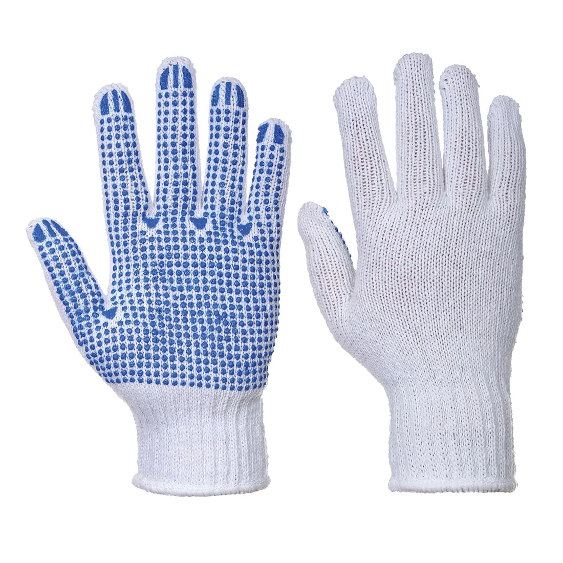 PORTWEST A111 Klassieke Polka dot Handschoen Wit/rood
