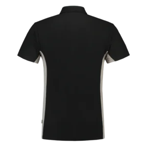 202002 Poloshirt Bicolor Borstzak aanzicht 3